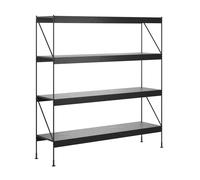 Audo Étagère Zet Storing System H 158cm noir lxHxP 155x158x42.4cm