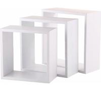 Étagères 5five Simply Smart Blanc Bois MDF Seau 3 pièces