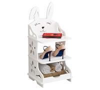 Étagères à chaussures Étagère à chaussures en bois massif, organisateur de rangement de chaussures, armoire à chaussures debout, couloir d'entrée, étagère à chaussures Porte d'entrée(29cm*25cm*59cm)