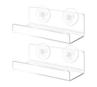 Étagères à de Fenêtre Support Flottant en Acrylique Transparent Sans | Support Étagère À De Fenêtre Pour Salle de Bain, Chambre, Balcon, Bureau, Serre, Véranda,