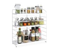 Étagères à Épices à 3 Niveaux blanc Vendos85