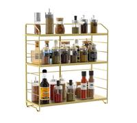 Étagères à Épices à 3 Niveaux jaune Vendos85