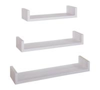 ÉTAGÈRES À MUR MODERNES LOT DE 3 PC CHÊNE IMPÉRIAL MOD. CALAMITA