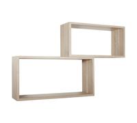 ÉTAGÈRES À MUR RECTANGULAIRES LOT DE 2 PC À CHOIX MOD. BISLUNGO