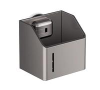 Étagères à ventouse - Étagère de rangement à ventouse, construction en acier au carbone | Boîte de rangement sans perçage avec fonction d'aspiration, design creux d'adsorption sous vide, bac de
