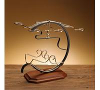 Étagères à vin de Grande capacité, Mini étagère pour Bouteilles d’Alcool, étagères murales en Bois, avec Porte-Verre et Porte-vâtons, étagère Murale Rustique, pour Bar à Domicile, Cuisine et