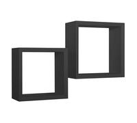 ÉTAGÈRES CARRÉES À MUR LOT DE 2 CUBES MODULAIRES À CHOIX MOD. GINEVRA