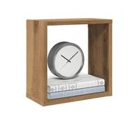 vidaXL Étagères cube murales 2 pcs 856579 Chêne artisanal bois ingénierie Marron