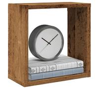 Étagères cube murales 2 pcs vieux bois 30x15x30 cm vidaXL