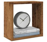 Étagères cube murales 2 pcs vieux bois 30x15x30 cm vidaXL