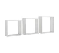 ÉTAGÈRES CUBIQUES MURALES LOT DE 3 CUBES MODULAIRES À CHOIX MOD. INCUBO SLIM