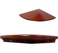 Étagères d'angle flottantes - Étagères murales en chêne rouge pour décoration de la maison et solution de rangement