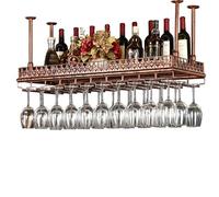 Étagères de Bar flottantes Étagère de Bar à Liqueur Étagère de Bar Étagère de Bar Suspendue Murale Étagère d’Affichage de Bouteilles de vin avec Support de Verre à vin pour Bouteilles d’alco