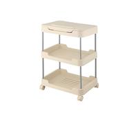 Etagères de Cuisine pour Stockage 39x29x61cm, Grille de Stockage de Cuisine Multifonctionnelle, Etagere Rangement Epices Gain de Place, Étagère a roulettes, pour Cave, sous-Sol, Rangement