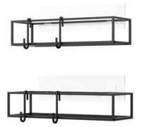 Etagères de douche CUBIKO Acier Noir