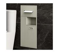 Étagères de douche en acier inoxydable et poubelle de papier toilette, étagère de rangement pour salle humide, alcôve pour shampooing et articles de toilette, essentiels de cuisine et de salle de bain