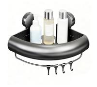 Étagères de douche - Support antirouille sans perçage | Étagère murale 'angle de salle de bain pour cuisine, maison, appartement, dortoir, hôtel, nettoyant pour le corps, shampoing, savon, articles