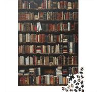 étagères de Livres Adultes Puzzles 1000 Pièce Adultes Puzzles 1000 Pièces Jouets Adultes Casse-tête Jeux Puzzles Intelligence pour Toutes Les Femmes Et Tous Les Hommes 1000pcs (75x50cm)