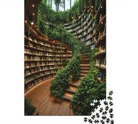 étagères de Livres Puzzle 1000 Pièces Adultes - Puzzle Adulte 1000 Pièces - Puzzle À Impression De Haute Qualité - Puzzle Art 1000pcs (75x50cm)