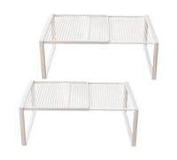 Étagères de placard en métal à montage rapide - Hauteurs réglables - Systèmes de rangement pour vêtements et accessoires - Organisateurs de placards fins