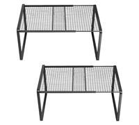 Étagères de placard en métal à montage rapide - Hauteurs réglables - Systèmes de rangement pour vêtements et accessoires - Organisateurs de placards fins