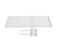 Étagères de placard extensibles Espace de longueur réglable étagère de rangement de rangement de rangement ABS ABS PP Tube en acier 35cm 9/12/14 Pièces Armoire de placard Design (71-92cm / 28,0-36,2
