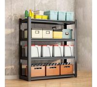 Étagères de rangement en métal durable pour garage et cuisine, solution d'économie d'espace pour l'organisation de la maison, étagères robustes pour des besoins de rangement efficaces