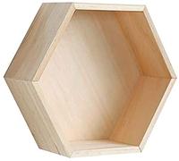 Étagères de rangement hexagonales de style nordique en bois pour chambre à coucher, décoration d'intérieur