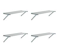 Etagères de rangement pour abri Yukon - Kit 4 pièces - Canopia