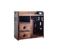 Étagères de rangement utilitaires, petite bibliothèque créative, organisateur de bureau vintage, étagère en bois, bibliothèque de bureau, organisateur de bureau avec tiroirs, étagères de rangement ma