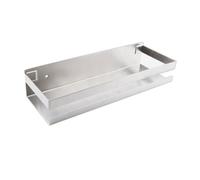 Étagères de salle de bain - Étagère de douche murale rectangulaire en métal pour accessoires, finition moderne