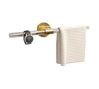 Étagères de salle de bain Porte-serviettes mural en acrylique, barre porte-serviettes de luxe moderne avec base ronde simple, barre porte-serviettes sans perçage for salle de bain, cuisine, balcon Org