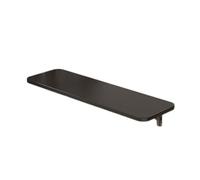 Étagères de support de service murales, étagère à linge rabattable, offre un espace de salle à manger supplémentaire, for une utilisation sur le balcon de l'étude de la buanderie(Black,50x20cm)