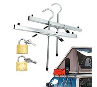 Étagères de toit - Support de charge - Outil de libération rapide - Système de fixation pour échelle de van - Crochet de rack stable - Support réglable pour roulement de véhicule et