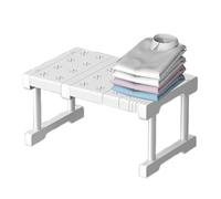 Étagères empilables pour armoire : étagère de placard extensible, séparateur de rangement, étagère multi-usages réglable, design peu encombrant | Installation facile pour armoires, étagères, armes