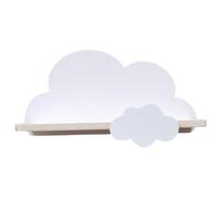 Étagères en nuage, étagères murales en nuage en bois avec crochet, étagère murale de style mignon et simple pour les jouets de livre rangement décor de salle kawaii, étagères murales en nuage, étagèr
