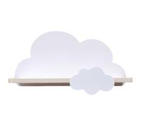 Étagères en nuage, étagères murales nuageuses en bois avec crochet, étagère murale de style mignon et simple pour les jouets de livre Storage Kawaii Room Decor, étagère de nuages, étagères en nuage