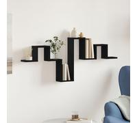 Étagères Et Supports Vidaxl Chêne Noir Bois D'ingénierie Moyenne Noir