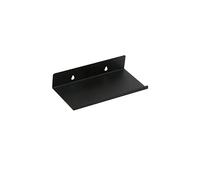 Étagères Flottantes 1 étagère flottante murale sans perçage, support de décoration de salle de bain for plantes, pot de fleurs, œuvres d'art, meubles de cuisine, organisateurs en métal(Black,20cm)
