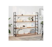 Etagères flottantes 3 pcs 120x30x2 cm acacia massif à l'huile, étagère murale, planche d'étagère, étagère murale de salle de bain