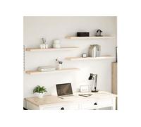 Vidaxl Étagères Flottantes 4 Pcs 110x23,5x4 Cm Bois D'ingénierie Multicolore