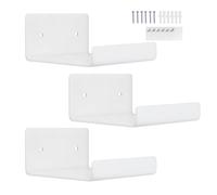 Étagères Flottantes - Acrylique, 10 Centimètres, Mur Étagère, Adhésif Présentation Râtelier | Vis Ou Colle Installer 10 Centimètres Rebord, Rangement Organisateur, Présentation Râtelier Pour Maison Bu