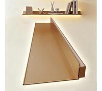Étagères flottantes avec lumières LED, étagère en métal robuste, étagère murale en alliage d'aluminium pour plantes ou bibliothèque, présentoir lumineux pour entrée, bar, comptoir, salle de bain