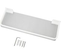 Etagères flottantes de salle de bain 30cm sans perforations en aluminium acrylique murales pour salle de bain sans tringle