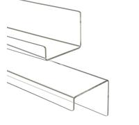 Étagères Flottantes en Acrylique | 2 Pièces Support Acrylique Transparent Sans Perçage,Étagère Décorative pour Collections,Pour Maison Chambre Salon Cuisine Bureau Shampooing Livres Photos