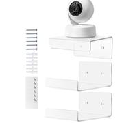 Étagères flottantes en acrylique - Organiseur de cadre photo léger en 3 parties - Robuste - Étagère murale pour locataires, étudiants, bureau, magasin, hôtel, multi-usage extérieur et intérieur