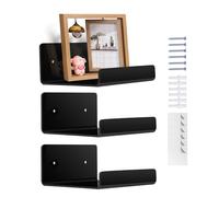 Étagères flottantes en acrylique pour - Durable et fonctionnel - 3 pièces - Organiseur de cadre photo - Étagère murale pour locataires, étudiants, bureau, magasin - Utilitaire multi-usage extérieur et