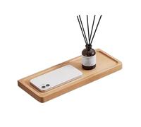 Étagères flottantes en bois pour salle de bain, cuisine et salon - Rangement mural en hêtre sans perçage, design concave noir, élégant présentoir pour l'organisation