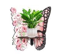 Étagères flottantes - Étagère d'angle flottante élégante - Étagère de présentation murale charmante - 23,5 x 24 cm - Minimaliste et moderne - Étagère d'angle coulissante de style industriel pour clés