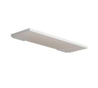 Étagères flottantes invisibles pour projecteurs - Rangement mural moderne en 4 couleurs (blanc 80 x 20 cm) - Économiseur d'espace élégant, parfait pour la décoration de cinéma maison et de salon
